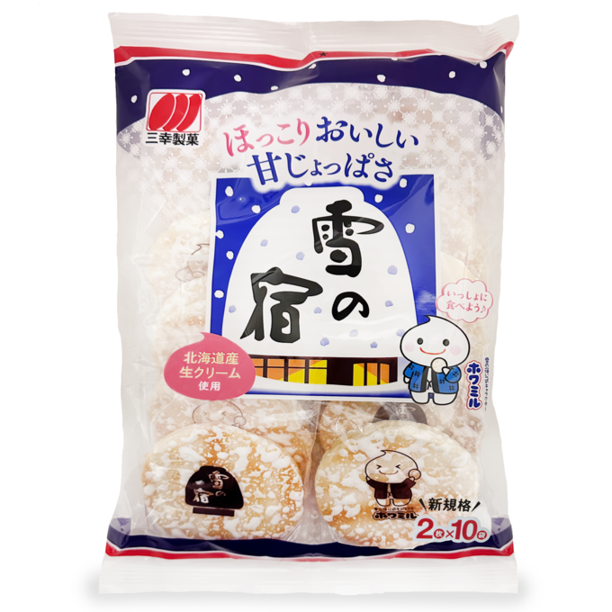 Sanko 三幸 Rice Cracker Sweet Reg. Size 北海道 雪饼 沙拉味 4.5oz