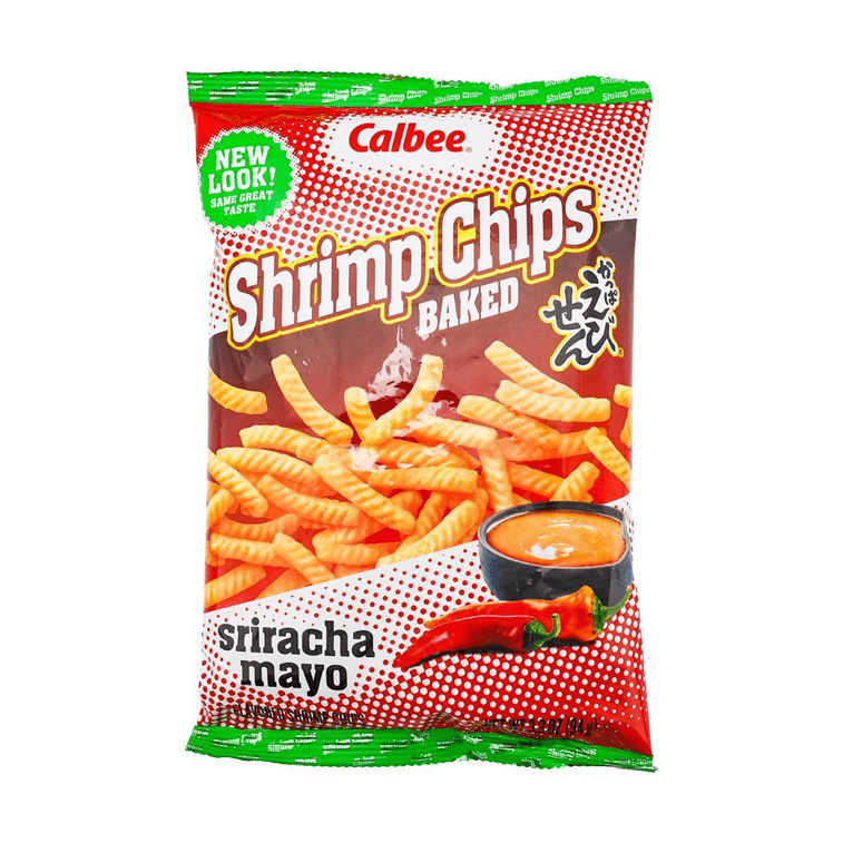 卡乐比 CALBEE Shrimp Chips Sriracha Mayo 是拉差蛋黄酱味 虾条 3.3oz